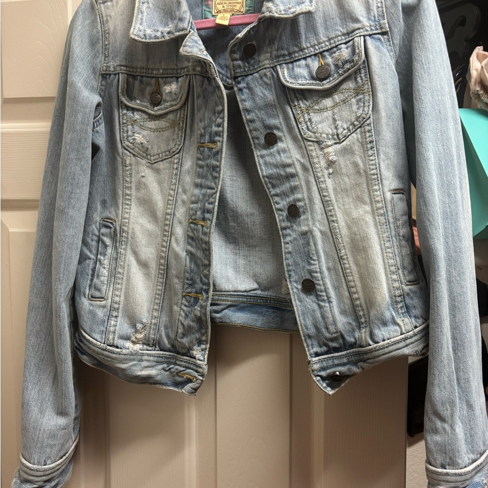 Abercrombie & Fitch Blue Denim Jacket